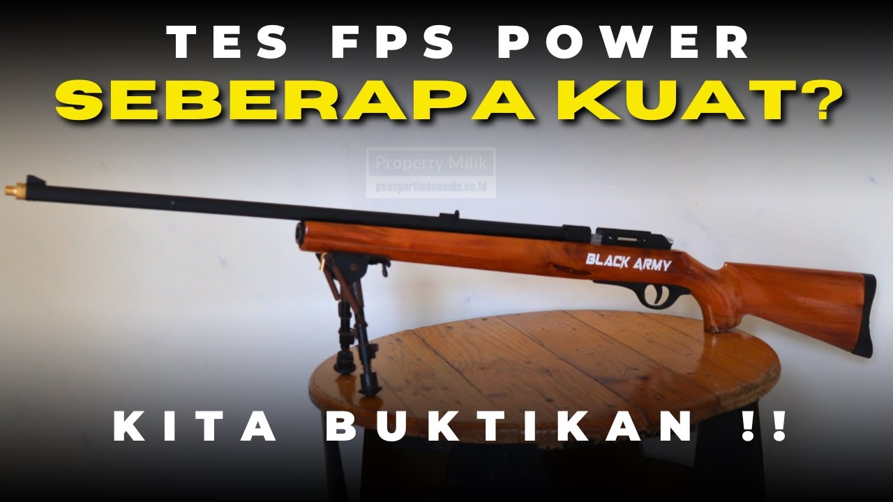 PCP Spesialis Big Game : Tes Power FPS Senapan Angin PCP Ruger Black Army Magazine