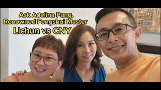 Ask Adelina Pang. Lichun vs Chinese New Year (Spring Festival) 立春, 春节的分别。