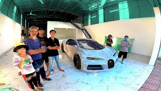 Перенести Самодельный Bugatti В Новый Гараж | Простой Самодельный Bugatti С Небольшими Затратами