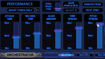 70 DVZ Strings Performance Features