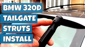Hoe vervang je de gasveren van de achterklep van de BMW E91 3-serie Touring?