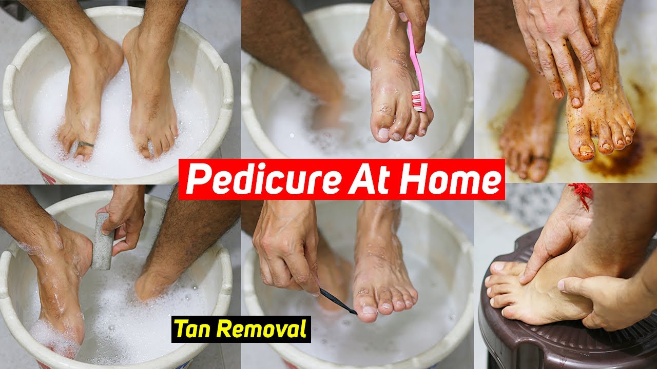 Pedicure At Home, 6 Steps to Clean Feet In 2 mins