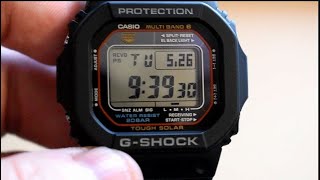 G-SHOCK【GWM5610-1】電波ソーラー時計の開封＆レビュー