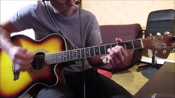 Thumbnail of My own prison (Creed) cover acoustic guitar + tutorial riff