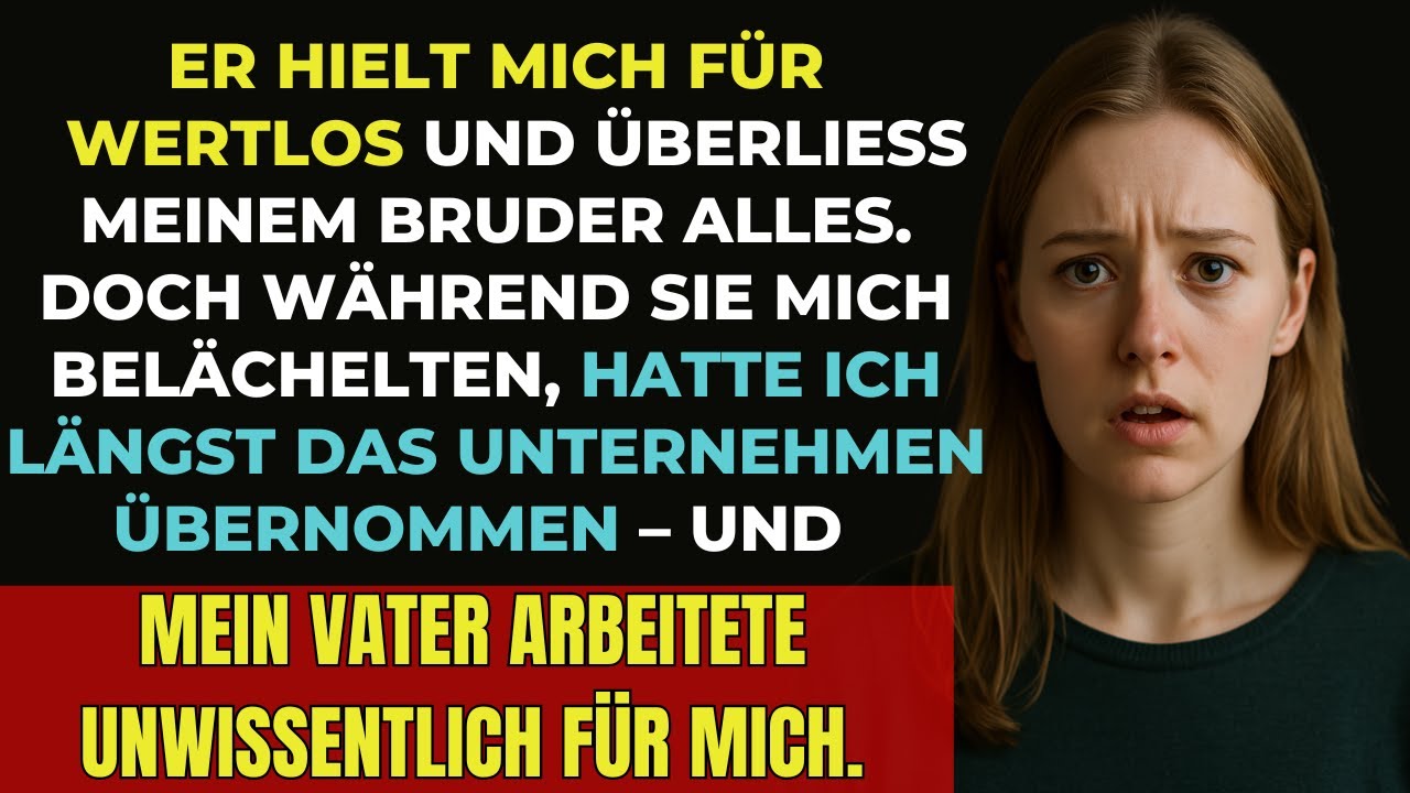 Mein Vater enterbte mich als „wertlos“ – doch ich kontrollierte längst heimlich seine Firma