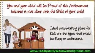 Interesting and Easy DIY woodworking plans for Kids to start -▻ www.TedsQualityWoodworkingPlans.com/forkids ◅- Working ...