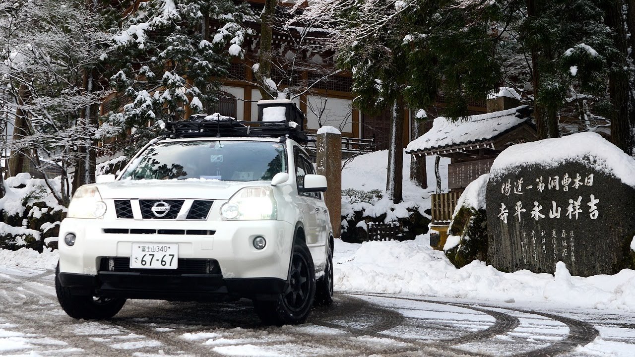 福井/永平寺  雪道ドライブ【Fukui/Eiheiji　snowy road drive】