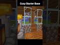 Perfect Cozy Starter Base 😳 | Minecraft #mctutorial #shortsminecraft #minecraftbuilding