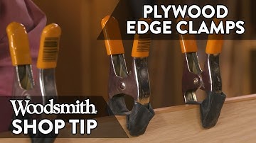 Woodworking Tip: Cheap Edge Clamps