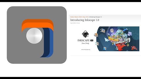 Inkscape Youtube Tutorial. Inkscape 1.0 Beginners Logo. Simple Logo in Inkscape. Mesh  Gradient.