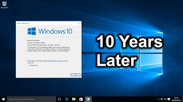 How Usable Is The Windows 10 RTM 10 Years Later?