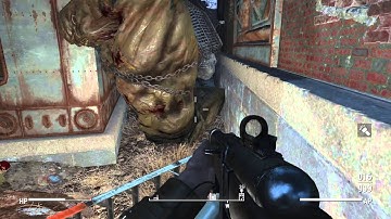 Fallout 4 Behemoth attack at Super Duper Mart