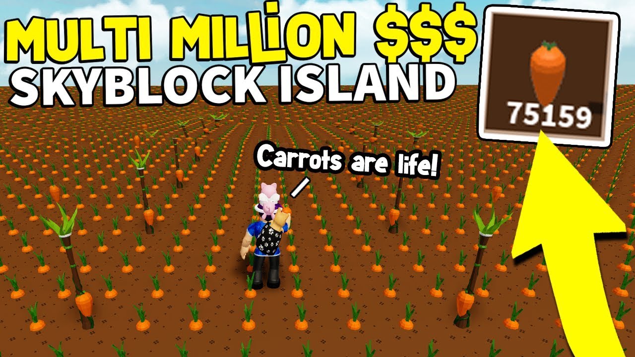 I Made A Multi Million Skyblock Island Instant Rich Roblox Skyblock Youtube - skyblock roblox islands ideas