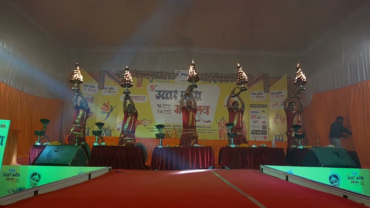 Hunar Nights Season 3 I 9th Uttar Pradesh Mahotsav 2024 starting with Ganga Aarti I Glamax Nights