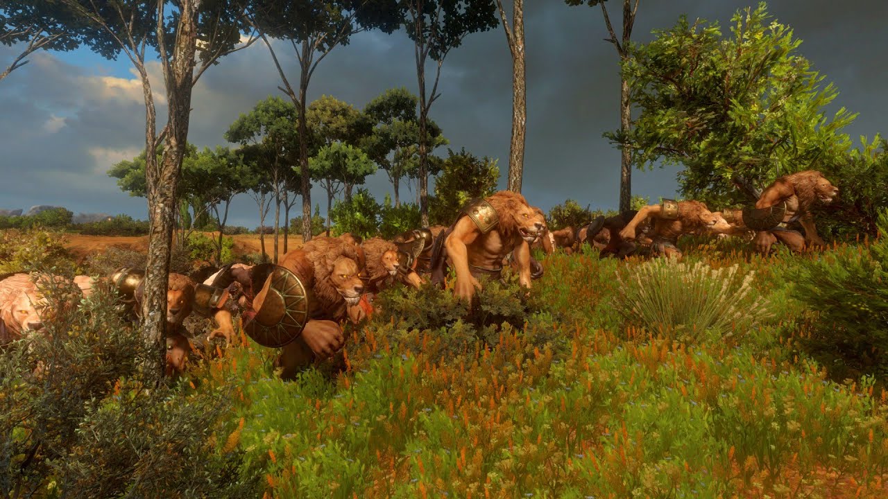 Narnia VS Humans | 10,000 Unit Ambush battle - Total War Troy Mythos