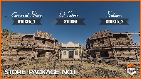 2 New Store Prop´s Saloon, General Store - RDR2 RedM ∣ Spooni Mapping