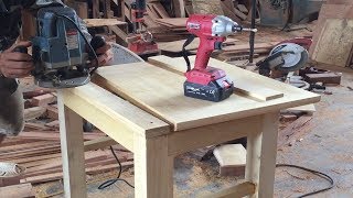 Excellent Woodworking Skills Carpenter // Amazing Build Furniture Project From Hardwood