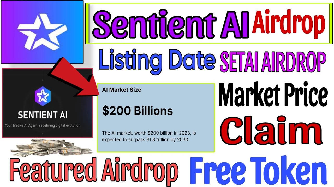 Sentient AI Airdrop | Listing Date | $SETAI Airdrop | Best Telegram Airdrop 2025 | Earn More Karma