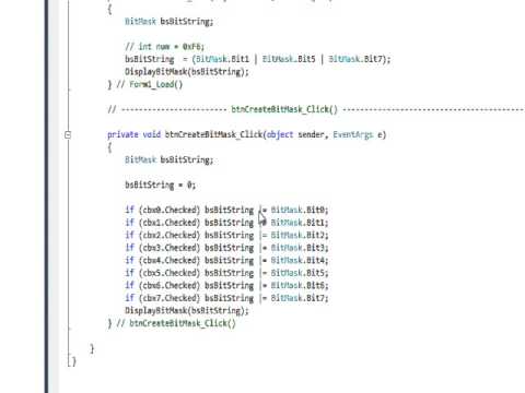 C# Edge 172   BS2   bitstrings and bitmasks
