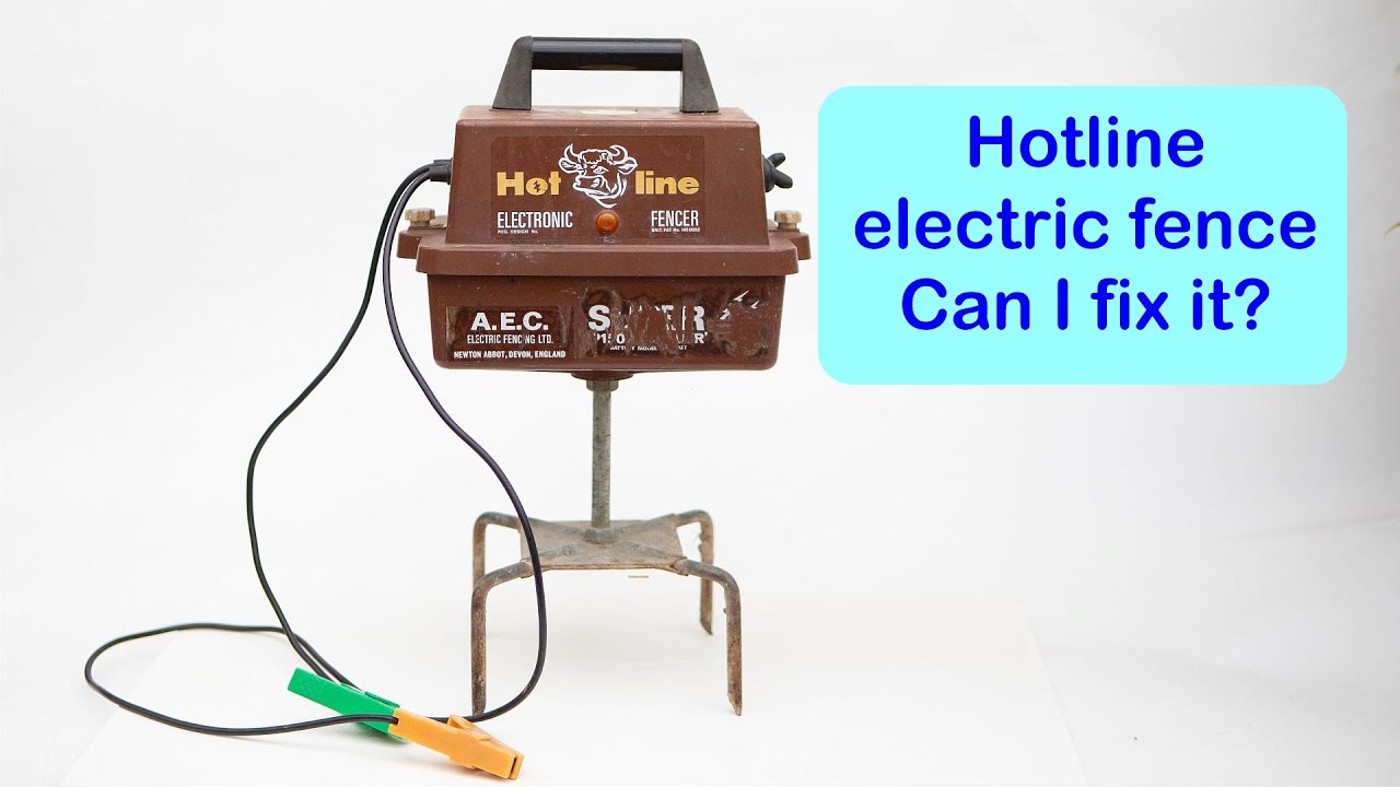 Hotline electric fence energiser — Can I fix it? YouTube