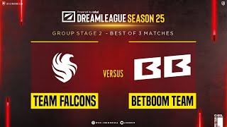 [Dota 2 Live] Falcons vs BBTeam - DreamLeague S25 - Group Stage 2 @VEENOMONDOTA @jikroy