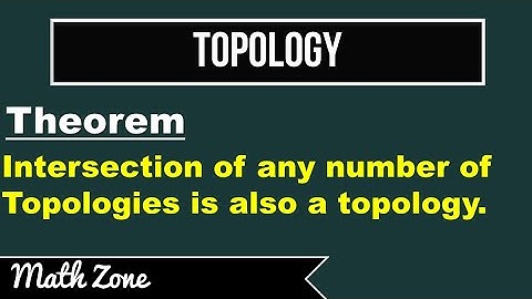 Intersection of Any Number of Topologies is Also a Topology