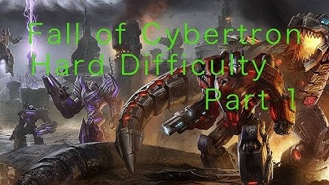 Transformers Fall of Cybertron::Hard Difficulty Walkthrough::The Exodus::Part 1 (HD)
