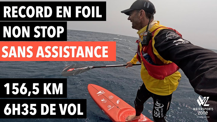 Record du Monde: j'ai volé 156,5km non stop en paddle foil sans voile ni moteur !