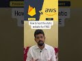 How to host static website for FREE? How to host website in firebase hosting ? Xan Yusuf