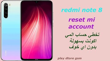 reset mi account redmi note 8 locked bootloader