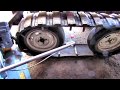 Гусеничный микротрактор из мотоблока. Обзор.  Homemade mini dozer