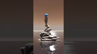 Pebble Balance in blender4.1 #sea #senset #balance #animation #abstract