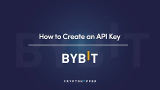 How to create an API key with Bybit