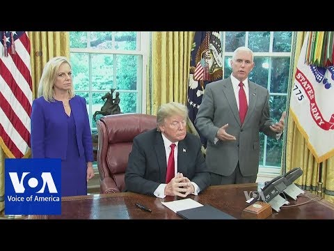 Video: Trump Signs Order To Prevent Separation Of Immigrant Children
