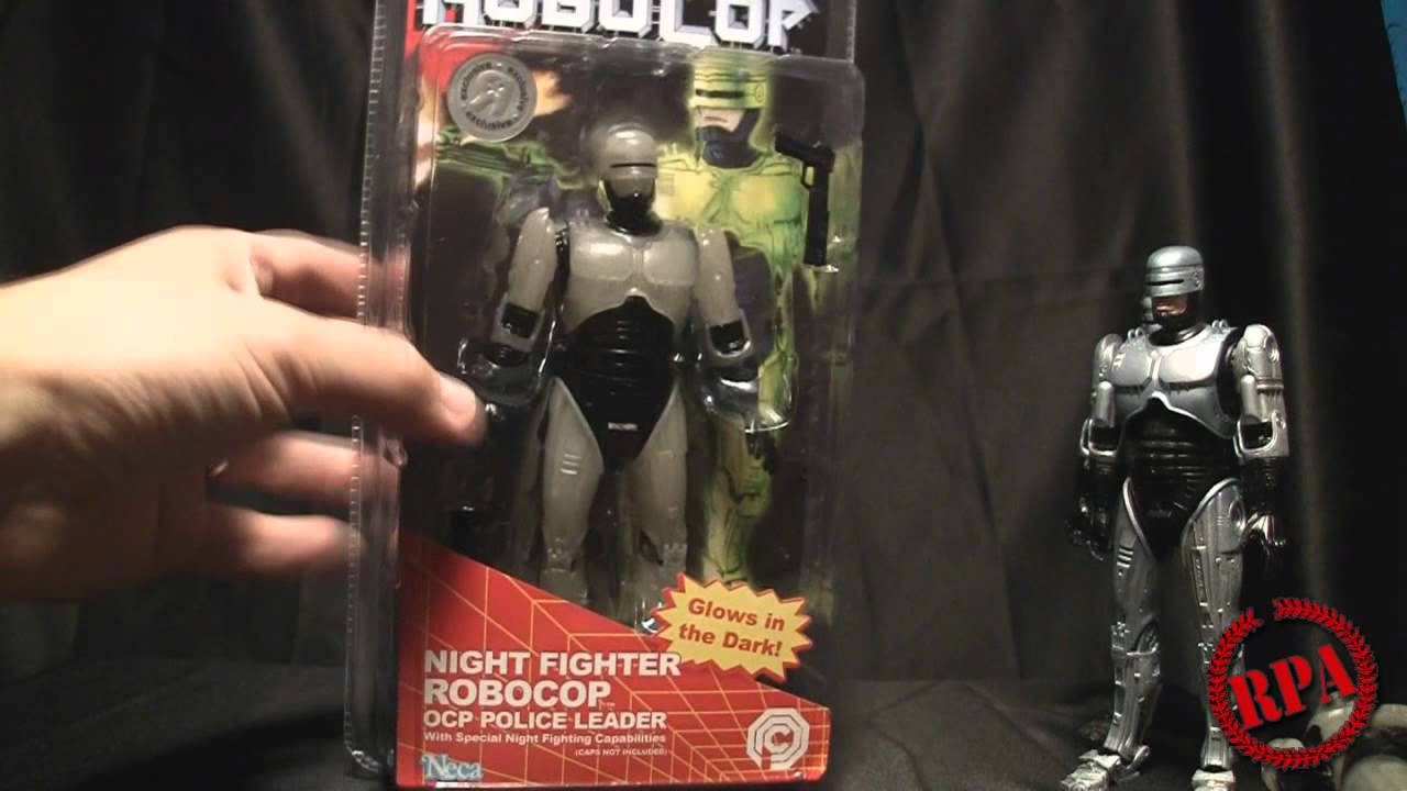 NECA Night Fighter Robocop action figure Toys R Us Exclusive Glow