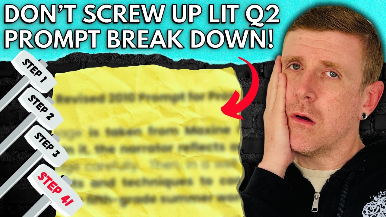 Do This FIRST When Writing a Prose Analysis! | AP®* Lit Question 2