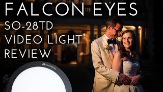 LED panel for wedding photographers | Falcon Eyes SO 28TD Review screenshot 5