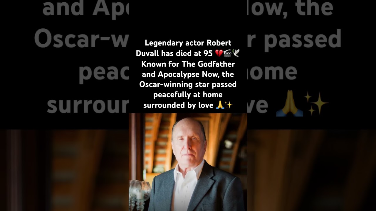 Robert Duvall legend lives forever 🎬🕊️  