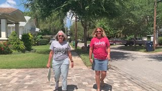 Hillsborough Co. School teachers adapt to remote learning and meet students outside their homes