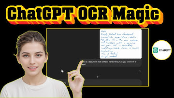 How To Use ChatGPT to OCR Handwriting - Step-by-Step Guide