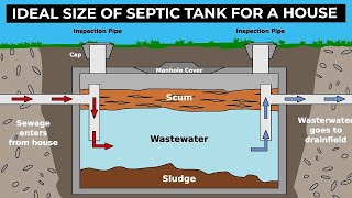 Septic Tank work Process animation Video