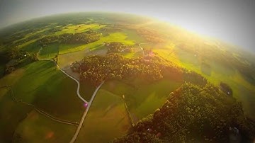 Rc plane flying fpv with gopro