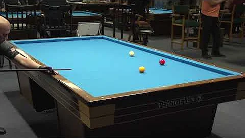 Mazin Shooni vs John Munn: 2022 USBA 3-Cushion Nat...