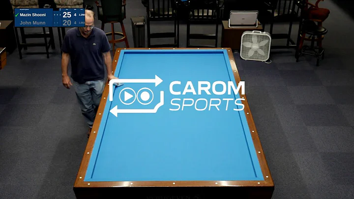Mazin Shooni vs John Munn: 2022 USBA 3-Cushion Nat...