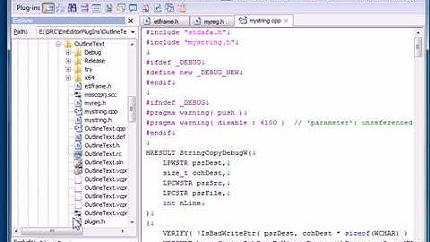 EmEditor Text Editor Explorer Plug-in