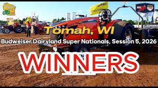 NTPA Truck and Tractor Pulling Winners from Tomah, WI Session 5, 2026