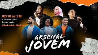 Live para Jovens - Arsenal Jovem com Missionários Shalom | Instituto Hesed - 02/10