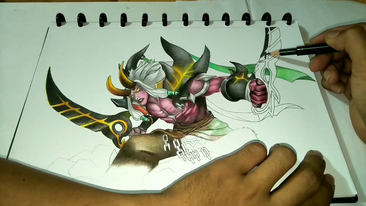 GAMBAR Martis Starlight Member Speed Drawing Hero MLBB By Abib Arts