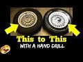 Old School... HOW To Re-Condition Wheels & Rims With Just a Hand Drill  DIY