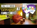 Remodeled The Lion King Family Suite Room Tour - Disney’s Art of Animation Resort